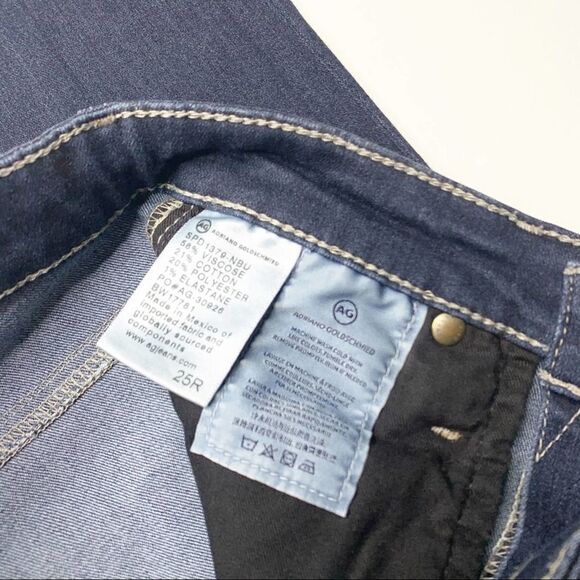 Adriano Goldschmied The Farrah High Rise Skinny Jeans Blue Size 25 Dark Wash - Picture 5 of 8